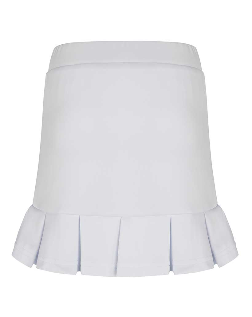 Girls White Pleated Tennis Skirts / Junior Skorts | Bace Sports Wear