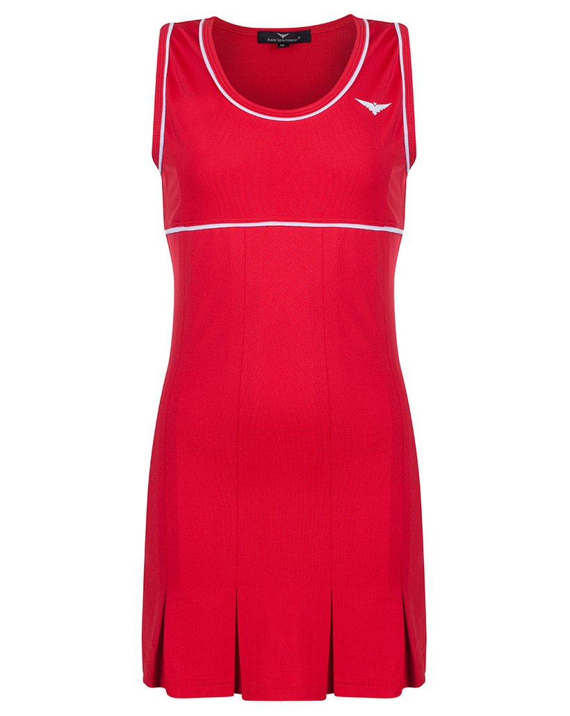 Girls Tennis Pleated Girls Pleated Dress and White