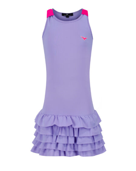 Girls Tennis Frill Dress | Junior Girls Golf Frill Dress | Lilac Purple