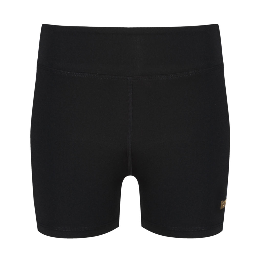 black tennis shorts